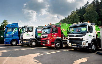 Absetzcontainer des BCD Containerdienstes