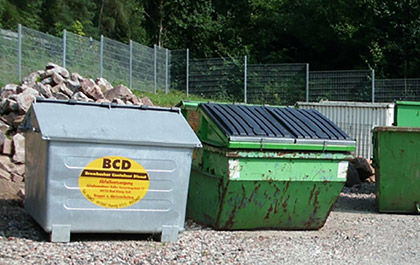 Verschiedene Containergrößen
